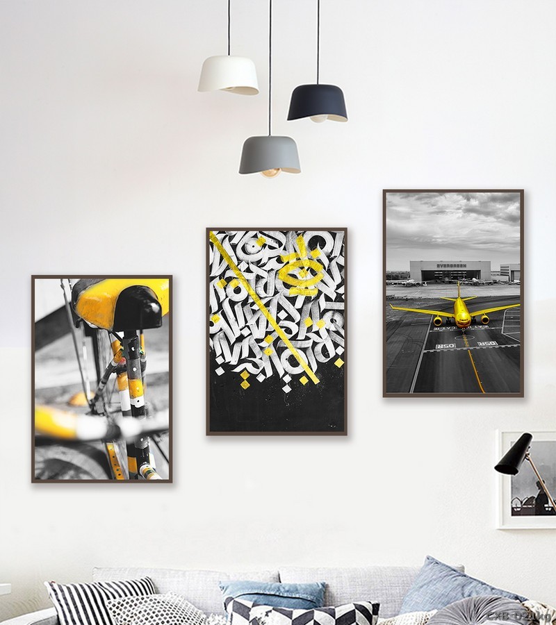 Xe đạp - máy bay màu vàng CXB-021kg